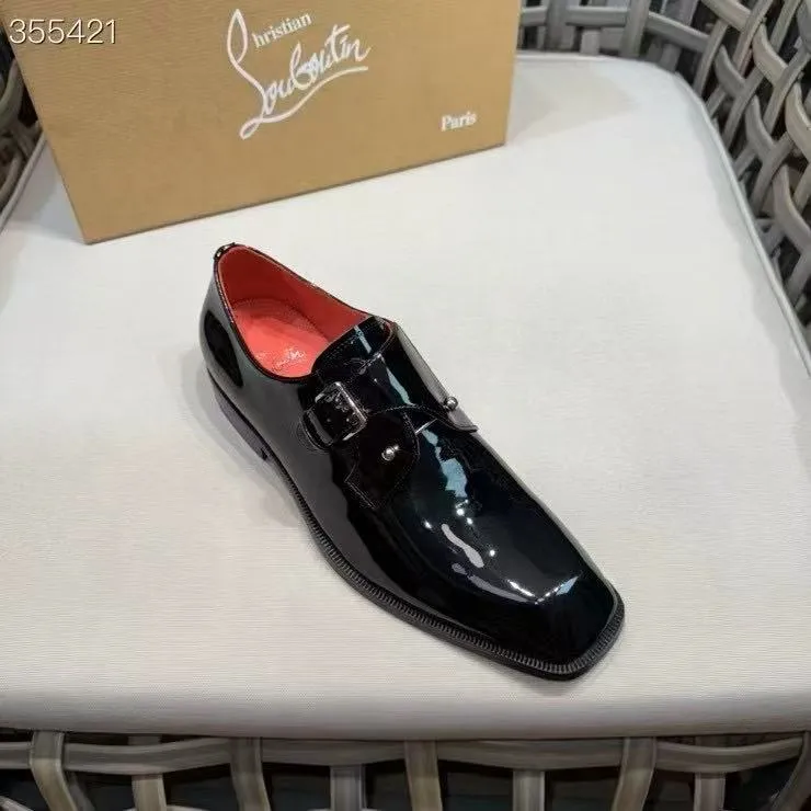 p920💰Men's shoes Christia*.Lobouti*🆑High-end men's business formal leather shoes | Classic red sole shoes | Original imported first-layer cowhide | Iconic rivet decoration | Water-dyed cowhide lining | Italian imported red cowhide outsole | High-end luxury | Perfect interpretation of fashion, sunshine, style, suitable for various occasions Size: 39-44 (customized at 38.45.46)